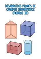 Vista previa - Manualidades / Dibujos para colorear - DESARROLLOS PLANOS DE CUERPOS GEOMÉTRICOS - página 1