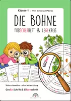 Vorschau - Arbeitsblätter - Bohne Klasse 1 Forscherheft, Arbeitsblätter, Legekreis – Vom Samen zur Pflanze - Deckblatt