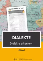 Vorschau - Arbeitsblätter - Dialekte- Rätsel: Erkenne den Dialekt - Deckblatt