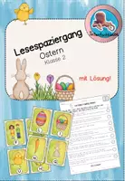 Vorschau - Arbeitsblätter - Bundle_Lesespaziergang & Lesespiel_Ostern - Seite 1