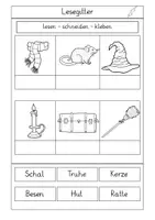Vorschau - Arbeitsblätter - Lesegitter Harry Potter - Seite 2
