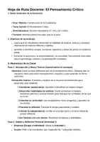 Vista previa - Unidades / Secuencias / Situaciones de Aprendizaje - PENSAMIENTO CRITICO - Ciudadania resuelta - página 1