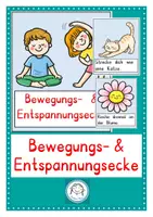 Vorschau - Fördermaterial/Inklusion - Bewegungs- & Entspannungsecke. Ideen und Aushang - Deckblatt