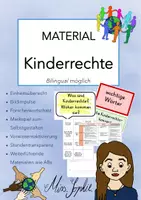 Vorschau - Stundenentwürfe - umfassendes Material Kinderrechte - Deckblatt