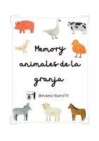 Vista previa - Juegos / Gamificación - Tarjeta de emparejar animales - Portada