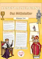 Vorschau - Arbeitsblätter - Mittelalter - Deckblatt