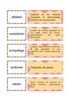 Vista previa - Tarjetas / Manipulativos - 40 SUSTANTIVOS COLECTIVOS - página 3