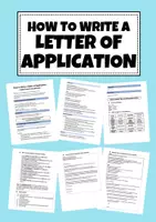 Vorschau - Arbeitsblätter - Letter of Application - kompaktes und erprobtes Komplettpaket mit Struktur, Redemitteln und zwei Beispiel-Bewerbungen auf Englisch mit einer Aufgabenstellung - Bewerbung schreiben Englisch - Deckblatt