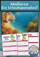 Vorschau - Arbeitsblätter - Massentourismus am Beispiel Mallorca – Folgen & Probleme - Deckblatt