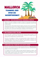 Vorschau - Arbeitsblätter - Massentourismus am Beispiel Mallorca – Folgen & Probleme - Seite 1
