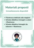 anteprima - Testo - Filastrocca delle stagioni - Pagina 1