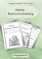 Vorschau - Arbeitsblätter - Meine Buchvorstellung - begleitendes Heftchen - Deckblatt