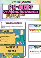 Vorschau - Stundenentwürfe - pH-Wert Verdünnungsreihe – komplette Unterrichtsstunde Chemie (Ready to use) - Deckblatt