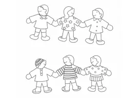 Vorschau - Mal- und Bastelvorlagen - Pfingsten & Gemeinschaft Ausmalbild | Die erste Kirche | Freebie | Grundschule | Förderschule | Sekundarstufe I | Klasse 1-5 - Seite 1