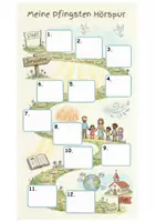 Vorschau - Bildkarten - Pfingsten-Hörspur | Die interaktive Blanko-Vorlage | Freebie | Grundschule | Förderschule | Sekundarstufe I | Klasse 1-5 - Seite 1