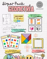 Vista previa - Hojas de trabajo - Súper Pack de Geometría: Aprendizaje Manipulativo y Lúdico - Portada