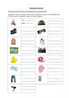 Vorschau - Arbeitsblätter - Packing for a trip (Dartmoor Adventures) - Seite 2