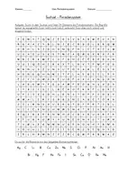 Vorschau - Arbeitsblätter - Suchsel - Das Periodensystem der Elemente - Deckblatt