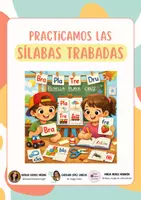 Aperçu - Feuilles d'exercices - Cuaderno de sílabas trabadas: Espagnol pour les petits - Page de couverture