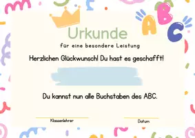 Vorschau - Poster - Urkunde Buchstabentag Königin König - Seite 3