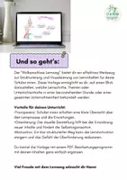 Vorschau - Poster - Lernweg Sinntransparenz Vorlage Lernschritte Unterrichtseinheit Orientierung - Seite 1