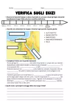 anteprima - Esercizi - Antichi Egizi: Verifica Finale Completa e Facilitata - Pagina 1
