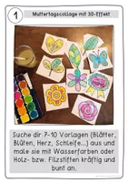 Vorschau - Mal- und Bastelvorlagen - Muttertagscollage mit 3D-Effekt - Kunst Grundschule - Seite 3