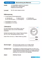 Vorschau - Arbeitsblätter - Uhrzeit ablesen - Arbeitsblätter und Tafelmaterial - Seite 1