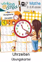 Vorschau - Stationenlernen - Uhrzeit - Deckblatt