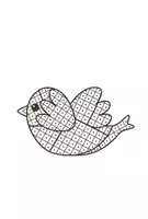 Vorschau - Mal- und Bastelvorlagen - Ausmalbilder - Vogel Malzauber - Fensterbilder - Seite 2