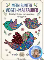 Vorschau - Mal- und Bastelvorlagen - Ausmalbilder - Vogel Malzauber - Fensterbilder - Deckblatt