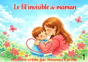 Aperçu - Cartes / Images - “Le fil invisible de maman” - Page de couverture