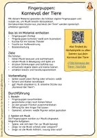 Vorschau - Mal- und Bastelvorlagen - Fingerpuppen für den Musikunterricht: Materialpaket - Seite 2