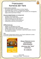 Vorschau - Mal- und Bastelvorlagen - Fingerpuppen für den Musikunterricht: Materialpaket - Seite 3