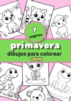 Vista previa - Manualidades / Dibujos para colorear - cuaderno para colorear de primavera (Gratis) - Portada