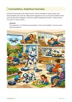 Vorschau - Stundenentwürfe - B2 - Wimmelbild - Künstliche Intelligenz im Haushalt - Deckblatt