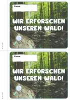 Vorschau - Arbeitsblätter - Wir erforschen unseren Wald – Miniarbeitsheft Teil 2 - Seite 1