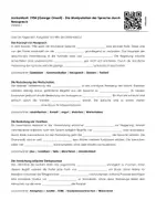 Vorschau - Arbeitsblätter - 1984 (George Orwell) - Die Manipulation der Sprache durch Neusprech (Lückentext und Übungen) - Seite 1