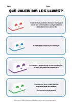 Vista previa - Hojas de trabajo - Targetes, Llums i Significats KUBO de EDELVIVES (robòtica) - página 3