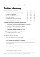 Vorschau - Arbeitsblätter - The Giant’s Causeway: Reading (English) - Seite 2