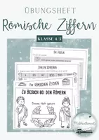 Vorschau - Arbeitsblätter - Römische Ziffern - Forscherheft - Deckblatt