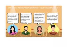 Aperçu - Apprentissages en autonomie - La géométrie se retrouve au musée - Page 3