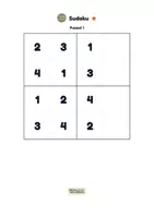 Voorbeeld - Sudoku - 4x4 | 3 niveaus | 72 Puzzels + Antwoorden - Voorblad