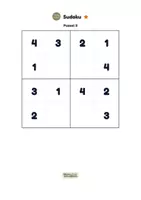 Voorbeeld - Sudoku - 4x4 | 3 niveaus | 72 Puzzels + Antwoorden - Pagina 2