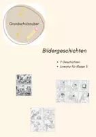 Vorschau - Arbeitsblätter - Bildergeschichten (7 verschiedene Bildergeschichten) - Deckblatt