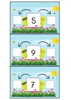 Voorbeeld - Buurgetallen Lente 1 t/m 12 oefenen van buurgetallen - Pagina 2