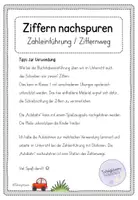 Vorschau - Aufgabenkarten - Ziffernweg: Ziffern nachfahren/nachspuren (Autobahn) - Seite 2