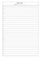 Vorschau - Arbeitsblätter - ABC-Liste – Wortsammlung zu jedem Thema - Deckblatt