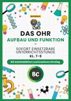 Vorschau - Stundenentwürfe - Humanbiologie - Komplettpaket Sek I - 15+ Unterrichtsmaterialien Sinnen, Bewegung, Verdauung, Immunbiologie, Lunge, Blutkreislauf & Hormonen - Seite 1