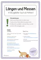 Vorschau - Arbeitsblätter - Längen und Messen: Zentimeter - 8 Arbeitsblätter - Heftchen (ab Kl. 2) - Seite 1